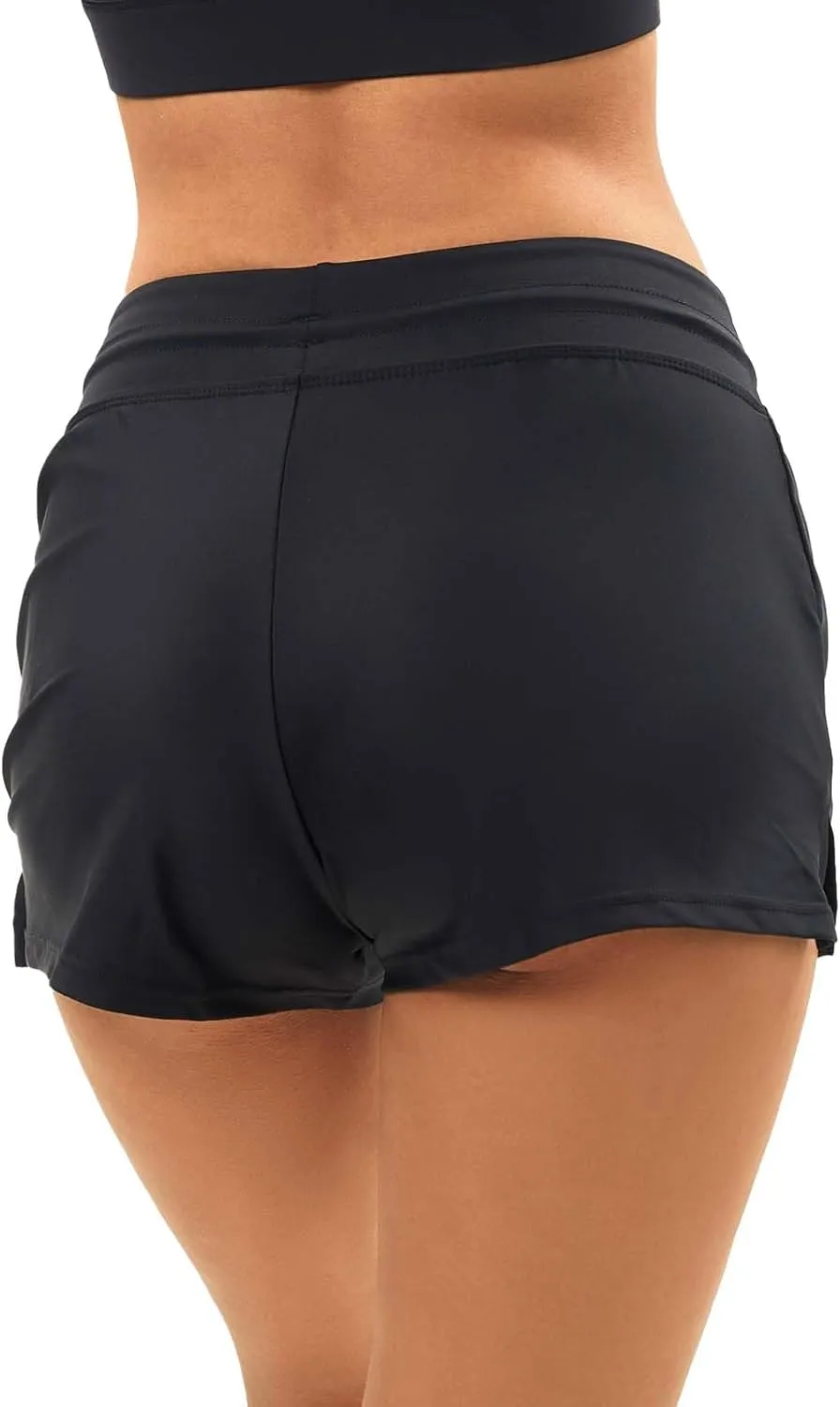 Angel season Swim Shorts Women High Waisted Bikini Bottom Tummy Control Bathing Suits Swimsuit Board Shorts with Liner