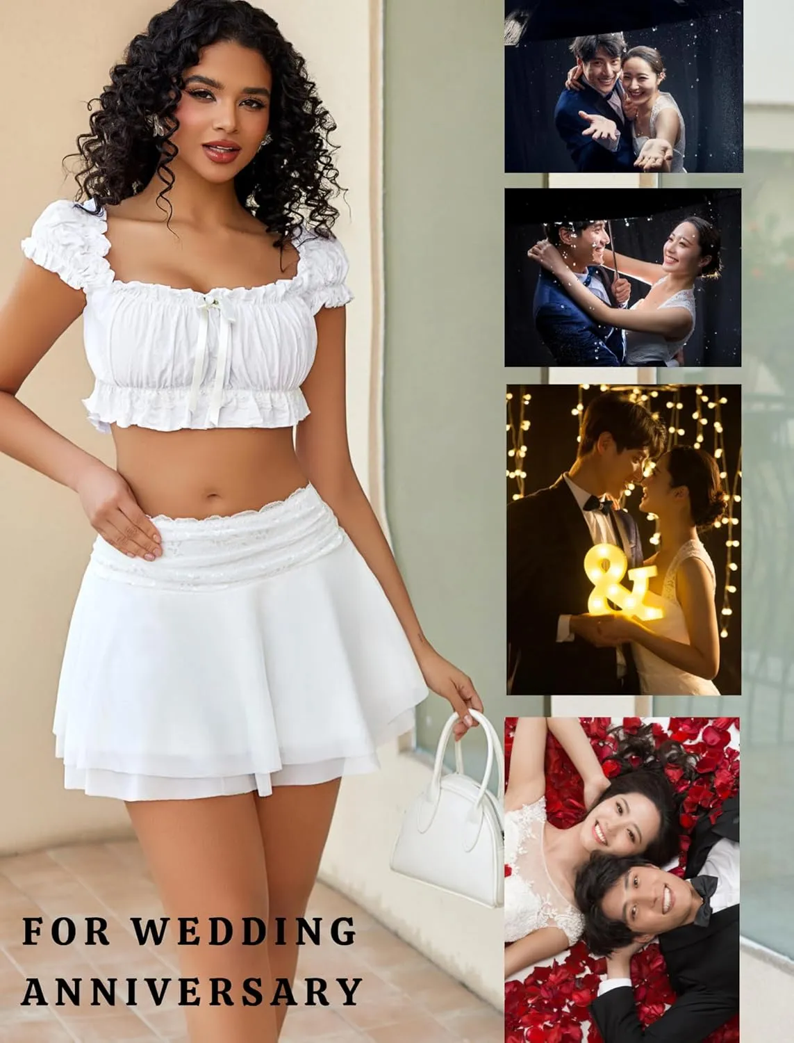 Avidlove Women's Pleated Mini Skirt Lace Mesh Layered Ruffled Lingerie Short Skirts