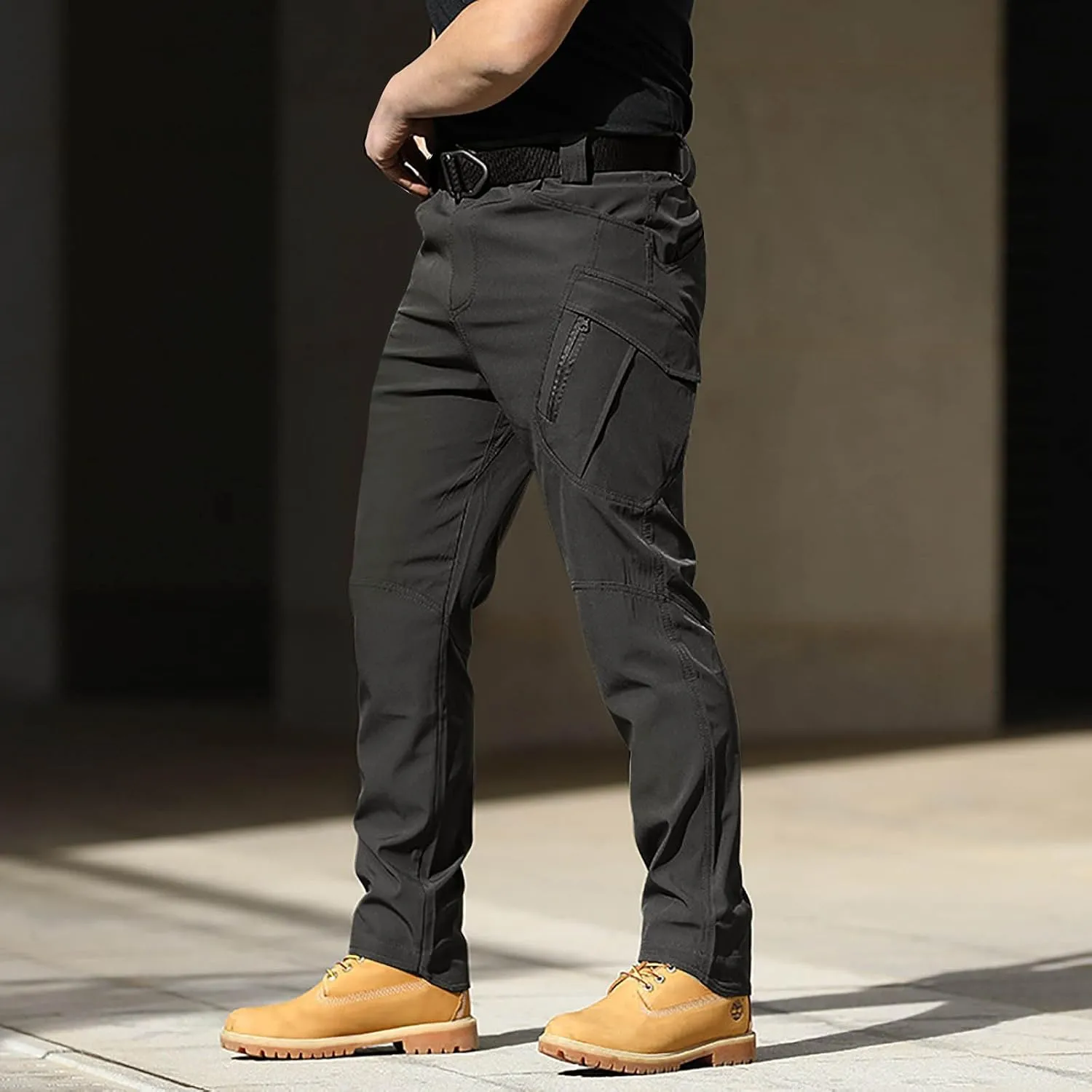 Cargo Pants for Men Baggy Ripstop Pants Outdoor Work Hiking Pants Match Mens Wild Cargo Pants with Multi Pockets