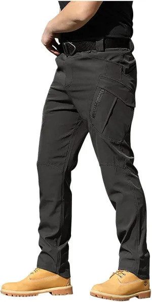 Cargo Pants for Men Baggy Ripstop Pants Outdoor Work Hiking Pants Match Mens Wild Cargo Pants with Multi Pockets