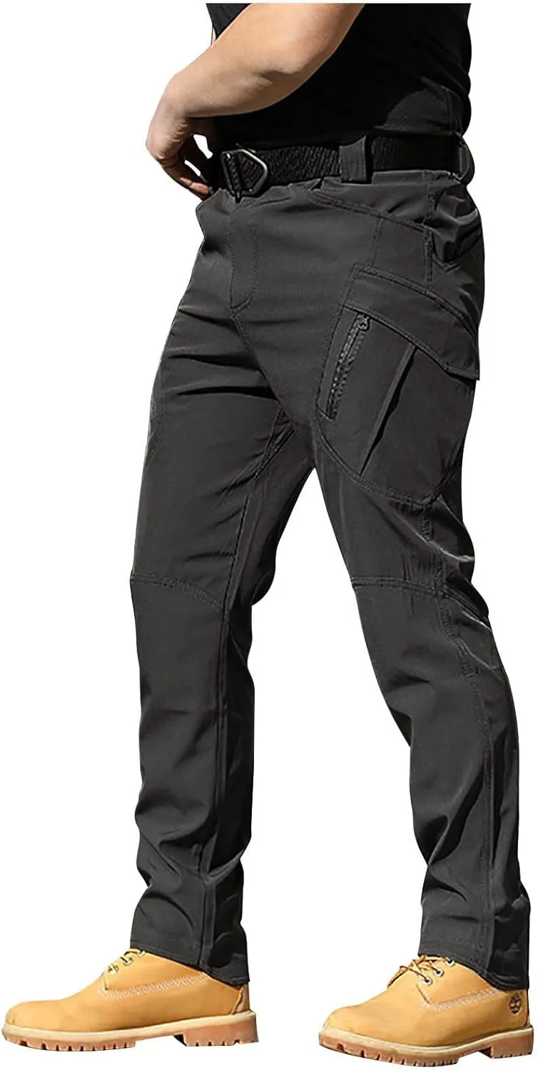 Cargo Pants for Men Baggy Ripstop Pants Outdoor Work Hiking Pants Match Mens Wild Cargo Pants with Multi Pockets