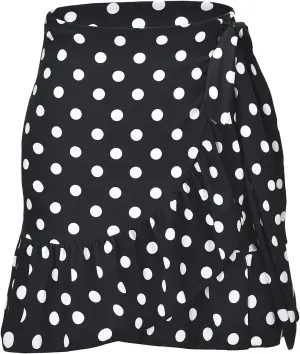 ChinFun Women's Ruffle Sarongs Beach Wrap Cover Up Swimwear Bikini Bottoms High Waisted Tankini Swim Skirts Swimdress