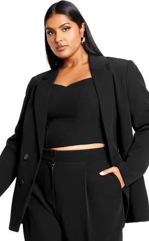 City Chic Women's Citychic Plus Size JKT Oversized Alexis