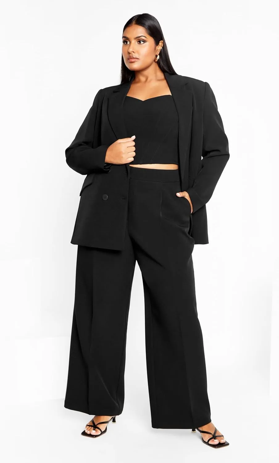 City Chic Women's Citychic Plus Size JKT Oversized Alexis