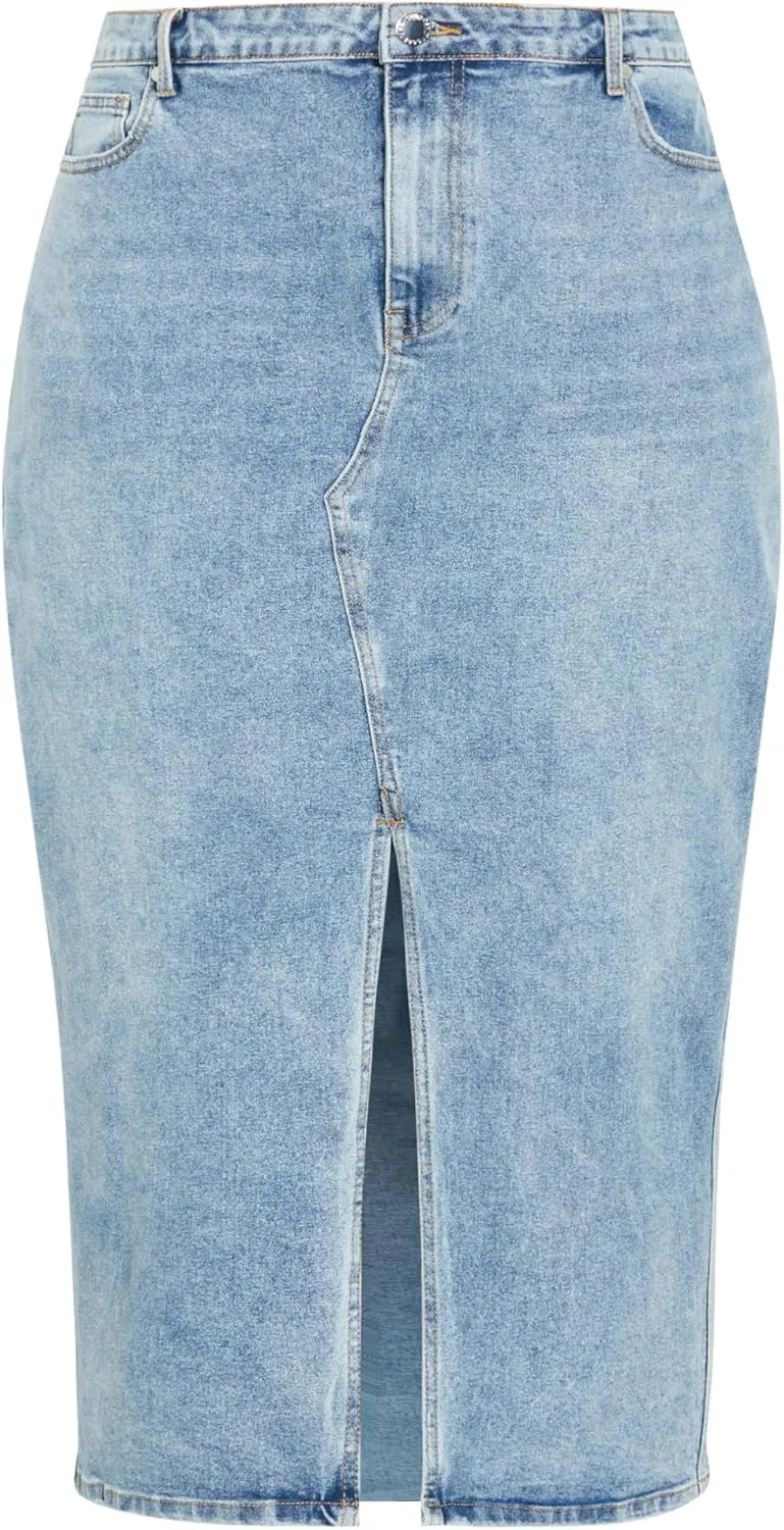City Chic Women's Citychic Plus Size Skirt Oaklyn