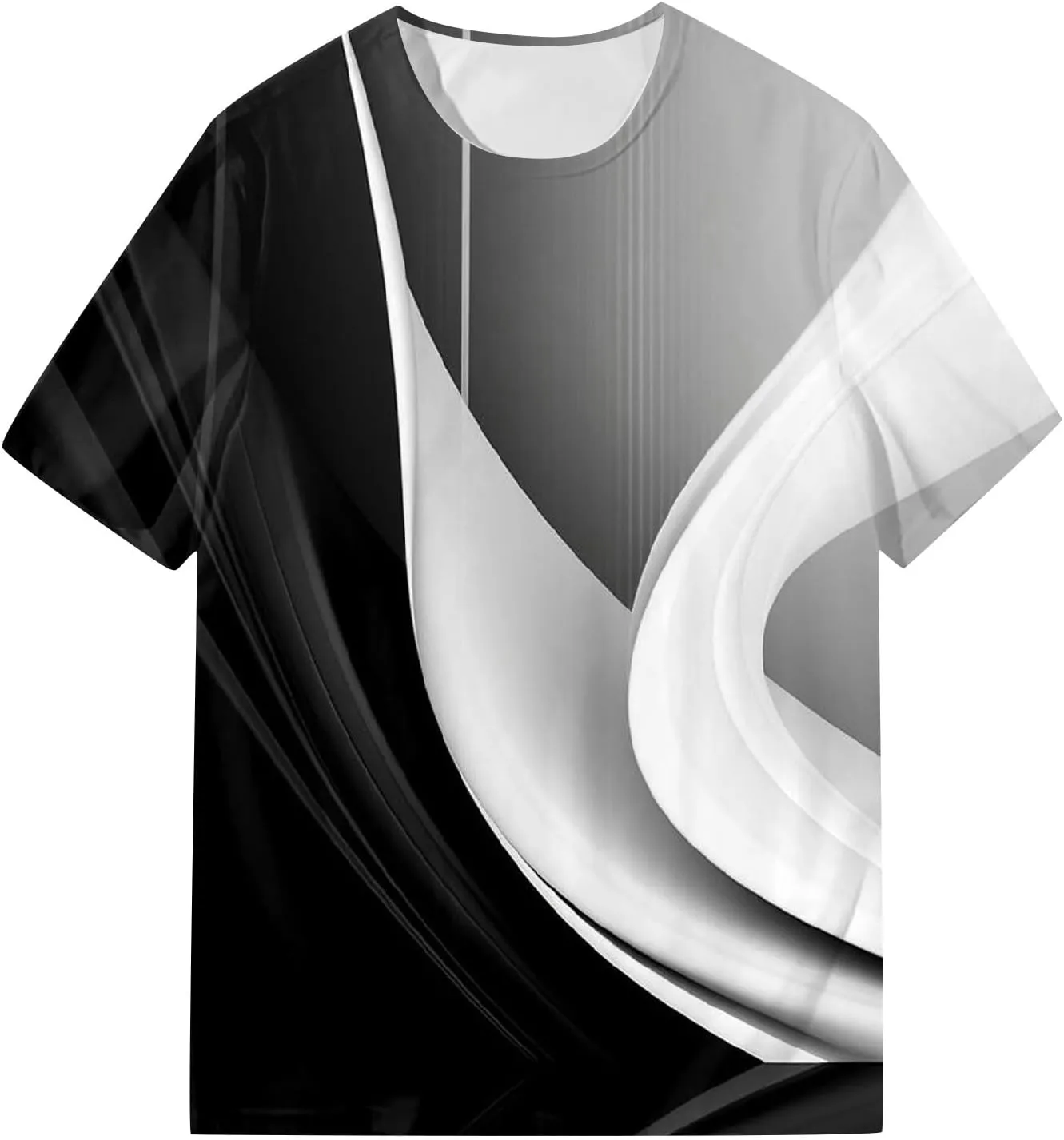 Cool T Shirts for Men with Designs,3D Printed Graphic Tees Basic Short Sleeve Crewneck Summer Tops Casual Slim Tees
