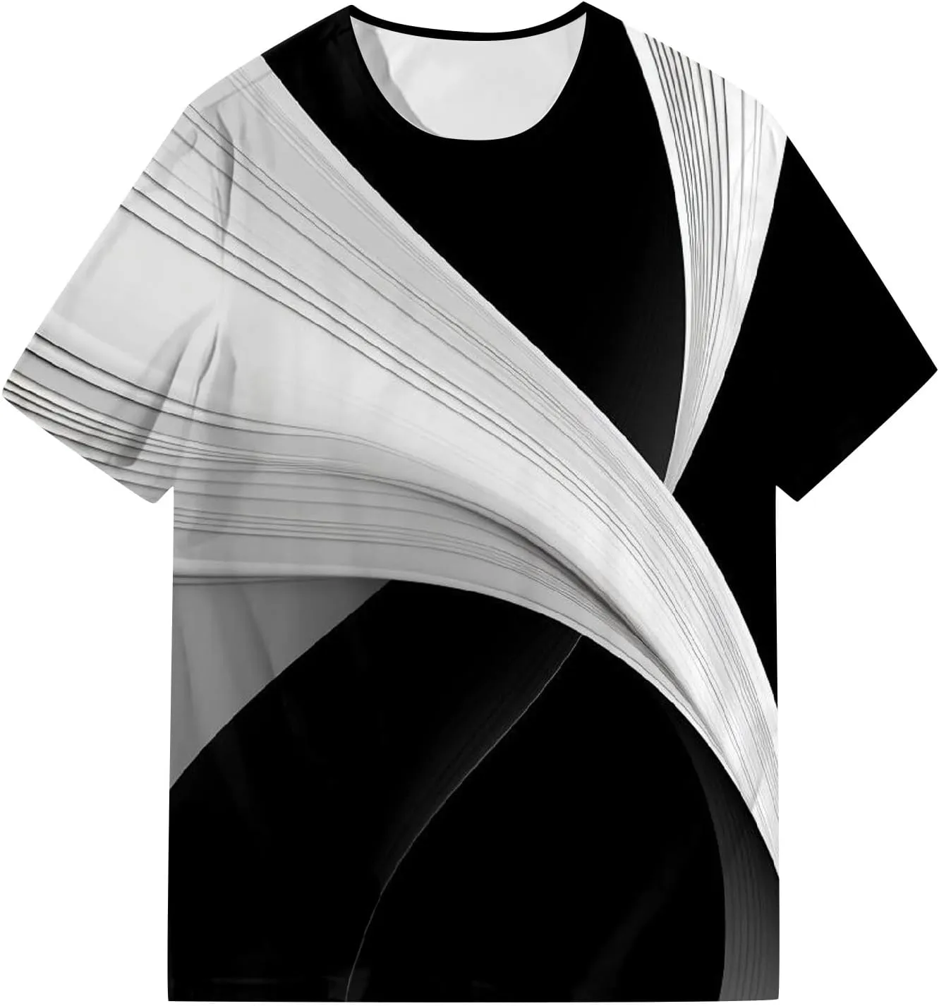 Cool T Shirts for Men with Designs,3D Printed Graphic Tees Basic Short Sleeve Crewneck Summer Tops Casual Slim Tees