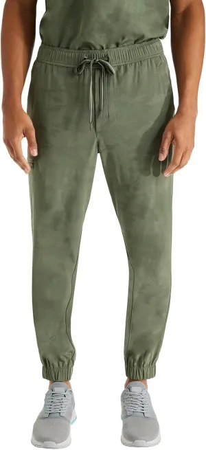 Healing Hands Mens Scrub Jogger Pants, Drew Camo Bottoms Featuring Moisture Wicking, Quick Dry & 360° Stretch - 9360