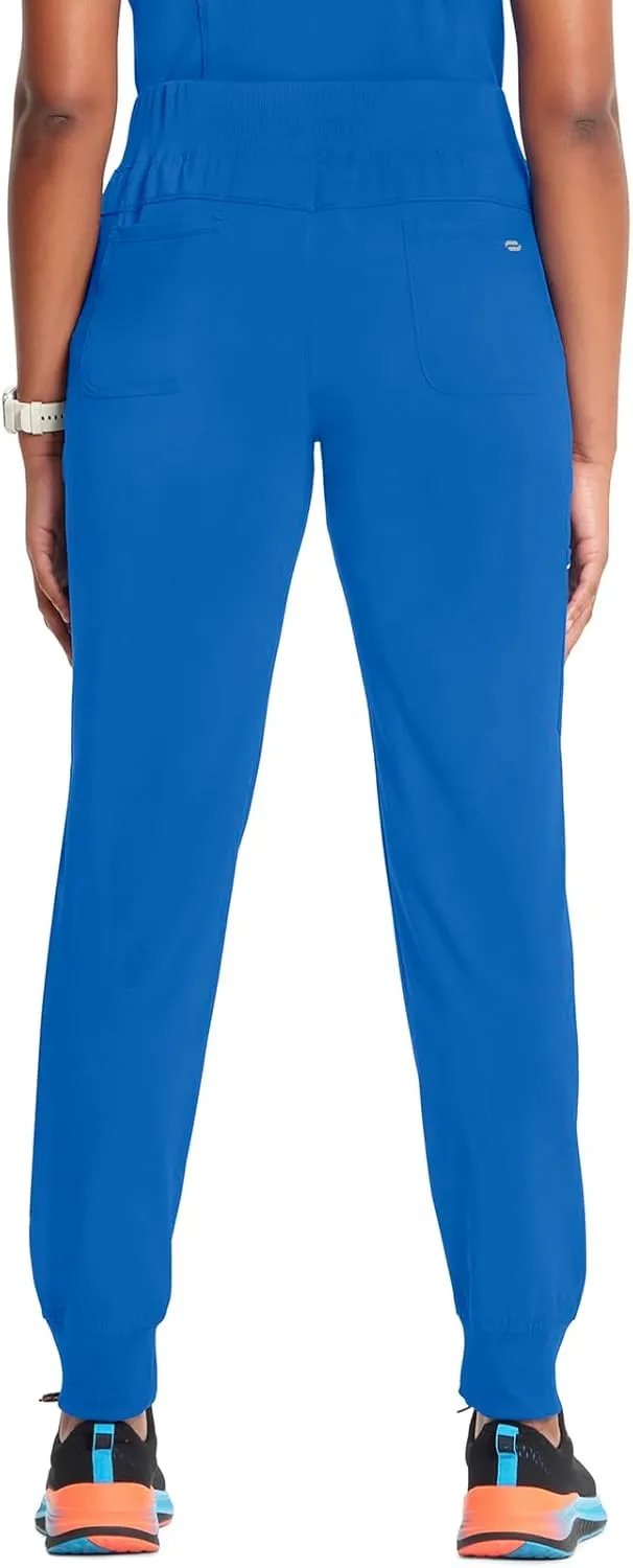 Infinity Women's Scrub Jogger Pants Mid Rise Bottoms with 5 Pockets, Moisture Wicking & 360° Stretch Fabric - CK110A