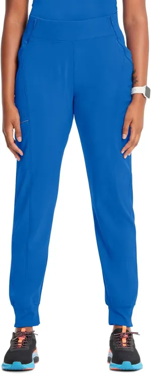 Infinity Women's Scrub Jogger Pants Mid Rise Bottoms with 5 Pockets, Moisture Wicking & 360° Stretch Fabric - CK110A