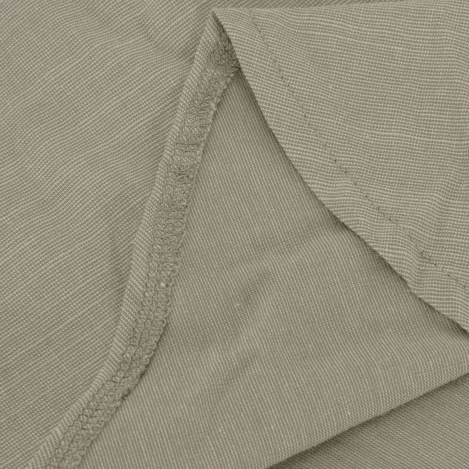Linen Cotton Dresses for Women 2025 Long Sleeve Tie Waist Maxi Dresses Summer Button Down Sundress Trendy Outfits