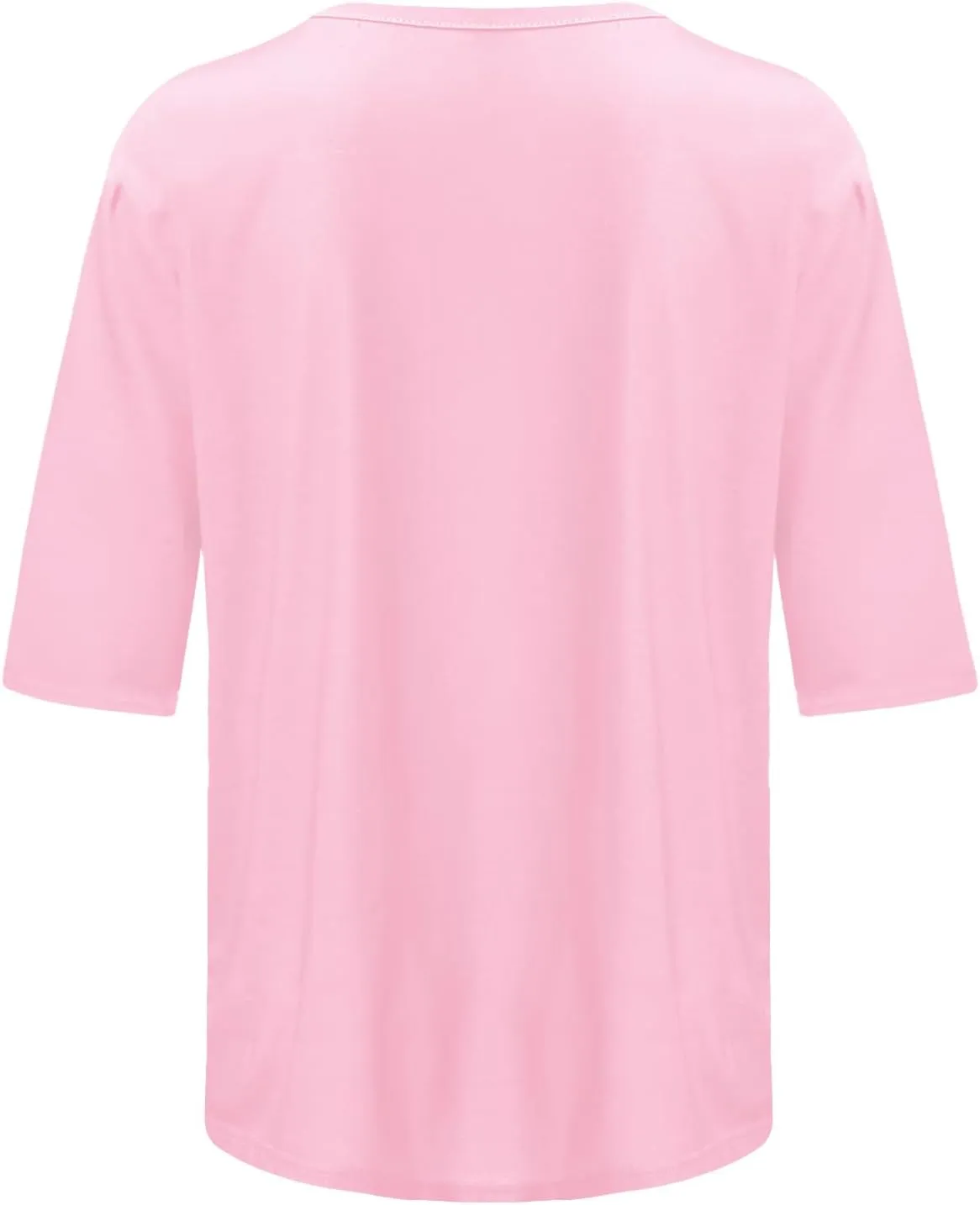 LRMQS Womens 2025 Half Sleeve Tshirt Tops Solid Color Summer Spring Fashion Crewneck Blouse Tee Trendy Woman Clothing