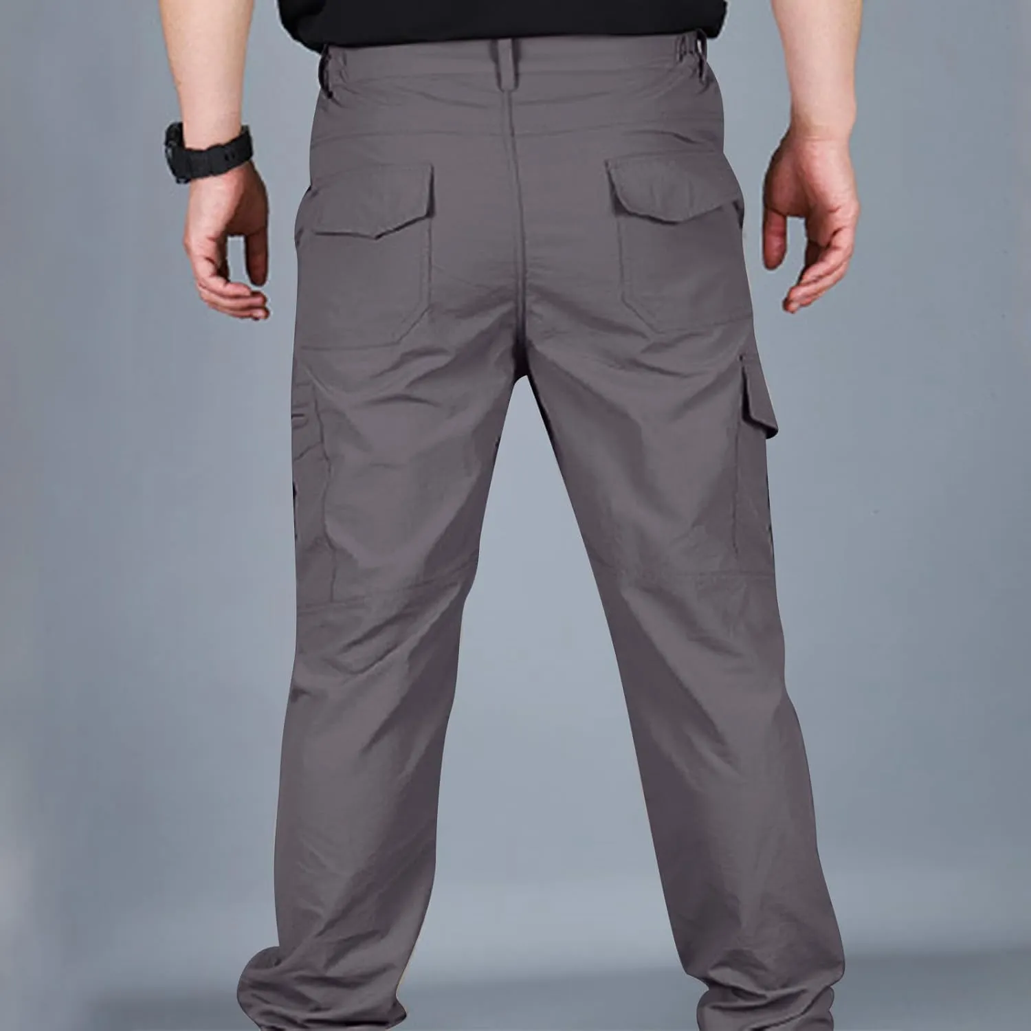 Mens Cargo Pants Multi-Pockets Work Pants Tactical Outdoor Casual Military Army Cargo Pants Outdoor Jogger Hiking Pants