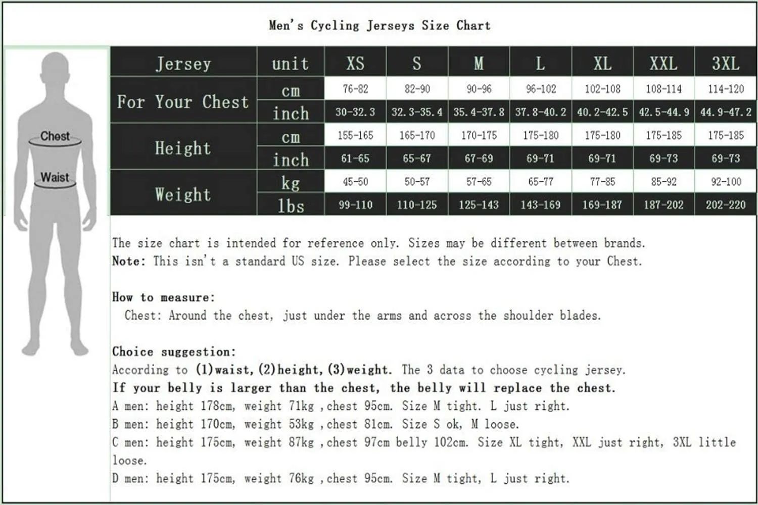 Men‘s Cycling Jersey Mens Bike Clothing Short Sleeve Pro MTB 3D Bicycle Shirts Tops Quick Dry,Pockets,Breathable