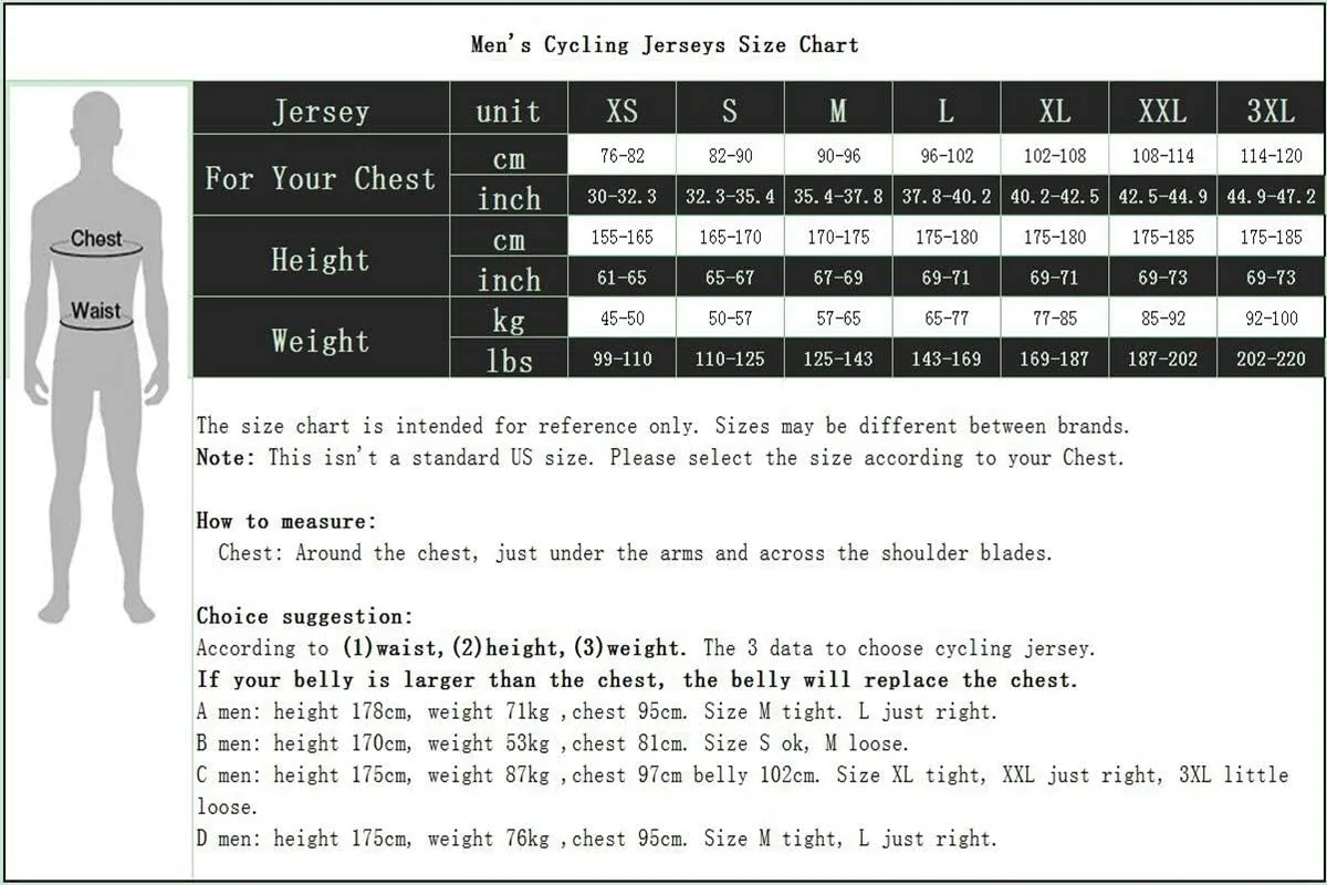 Men‘s Cycling Jersey Mens Bike Clothing Short Sleeve Pro MTB 3D Bicycle Shirts Tops Quick Dry,Pockets,Breathable