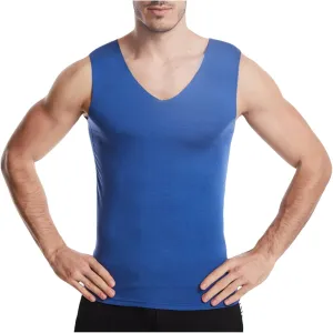 Men's Modal Quick Dry Tank Tops Casual Slim Fit Stretch Sleeveless V Neck Top Summer Gym Workout Muscle Tee Shirts