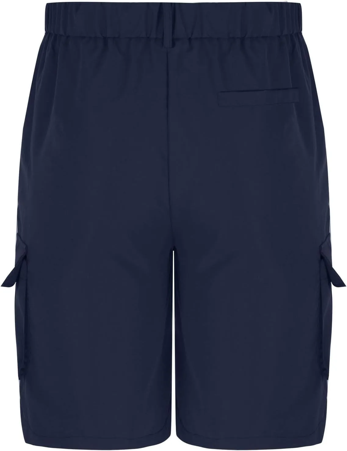 Mens Pleated Cargo Shorts Tailored Fit Button Waist Shorts with Side Utility Pockets and Clean Summer Styling