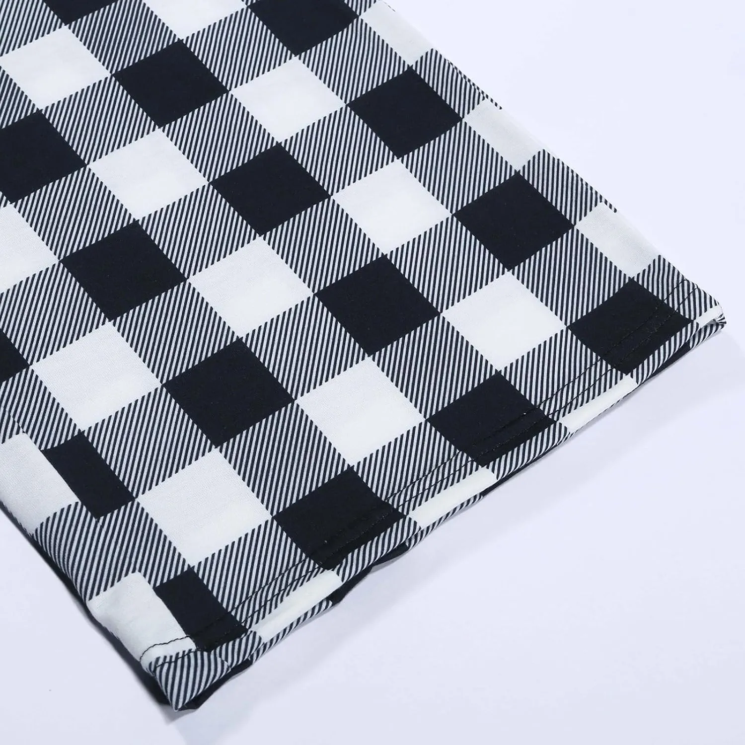 Mens Womens Plaid Pajama Pants Unisex Sleep Lounge Pants Soft PJ Bottoms Plaid Pajama Sweatpants with Pockets