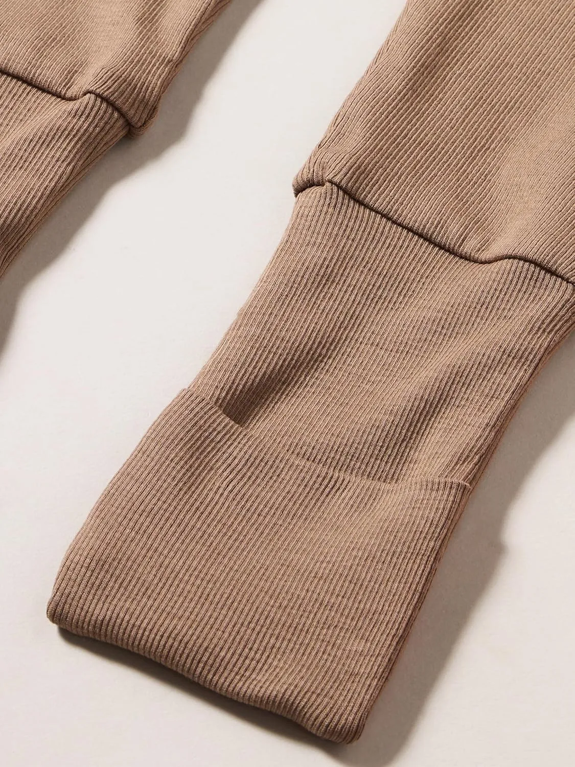 Organic Cotton Rib Pants with Foldable Feet | Warm & Stylish Baby Bottoms Pants with Adjustable Waistband, Elastic Waist
