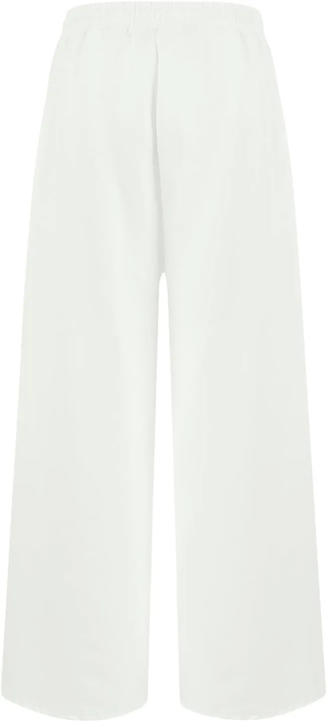Ruziyoog Womens Wide Leg Sweatpants Workout Active Joggers Pants Baggy Lounge Bottoms Casual Loose Solid Color Pants