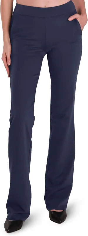 Safort 31" 34" Women Bootcut Yoga Tall Dress Pants Flare Long Trousers Work Stretchy Business Casual Slacks Pockets