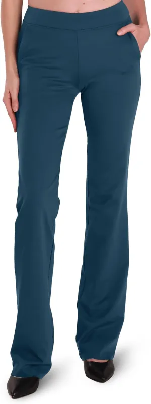 Safort 31" 34" Women Bootcut Yoga Tall Dress Pants Flare Long Trousers Work Stretchy Business Casual Slacks Pockets