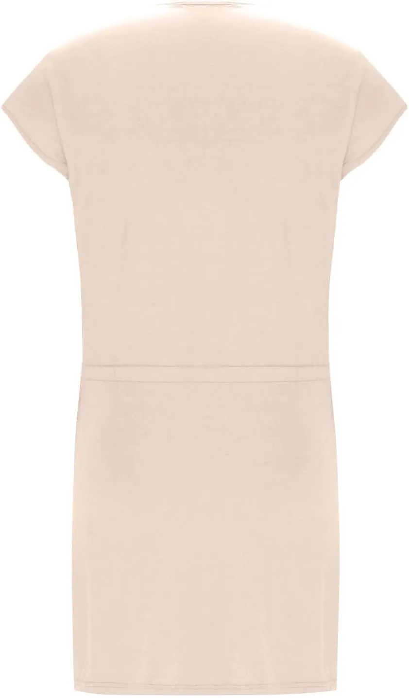 Summer Dresses for Women 2025 Casual V-Neck Short Sleeve Sundress Ladies Fashion Work Mini Dresses with Pockets