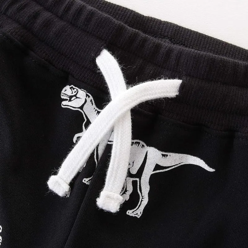 Toddler Boys Pants Cotton Bottoms for Kids Elastic Waist Jogging Trousers Active Sports Jogger Sweatpants 2-7T