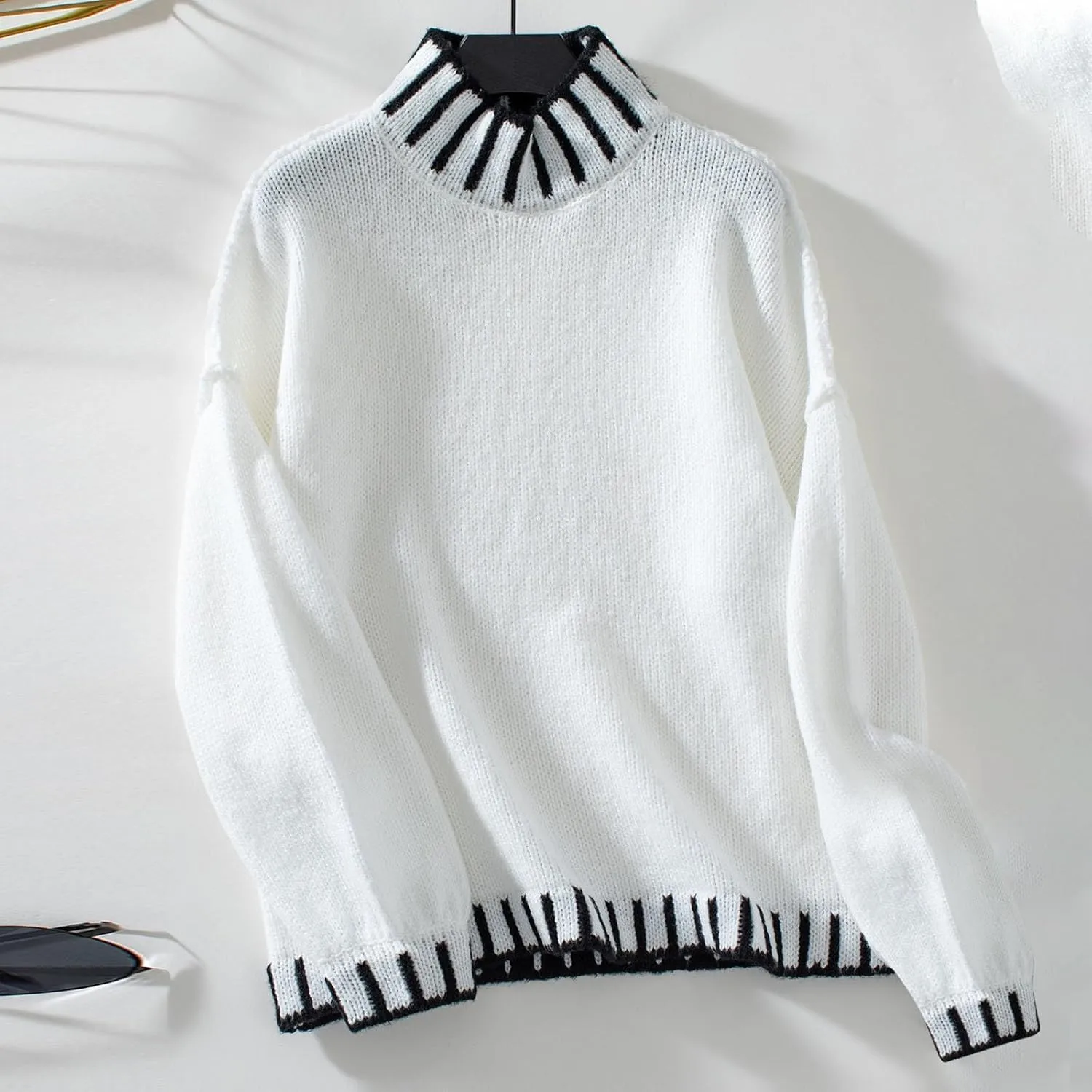 Turtleneck Sweater Women, Winter Sweaters for Women, Chunky Knit Sweater, Ladies Sweaters, Oversized Sweater