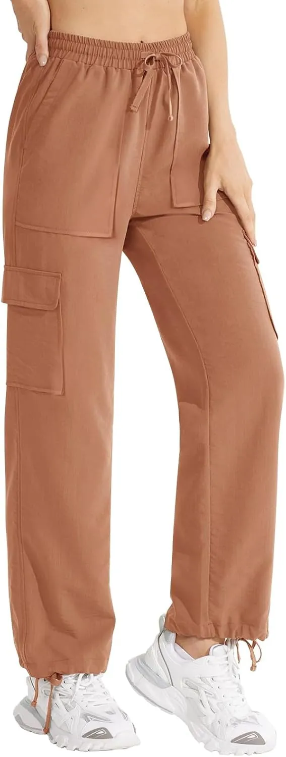 Women Baggy Sweatpants for Girls Teen high Waisted y2k Workout Joggers 2024 Cargo Pants Drawstring Bottoms Lounge