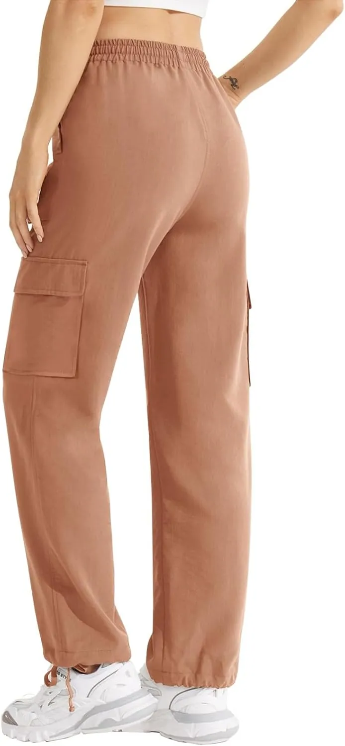 Women Baggy Sweatpants for Girls Teen high Waisted y2k Workout Joggers 2024 Cargo Pants Drawstring Bottoms Lounge