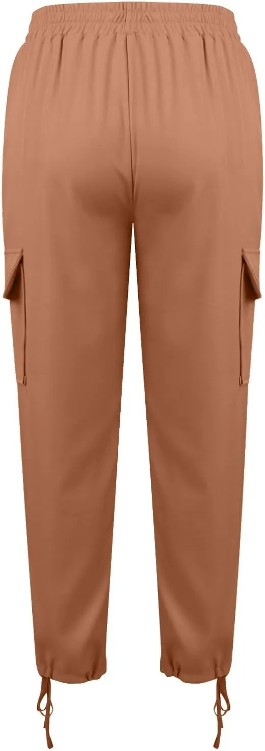 Women Baggy Sweatpants for Girls Teen high Waisted y2k Workout Joggers 2024 Cargo Pants Drawstring Bottoms Lounge