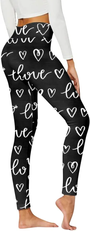 Women Yoga Pants Sport Pants Casual Women Plus Fashion Size Waist Yoga Pants Funny Graphic Stretchy Pants Women