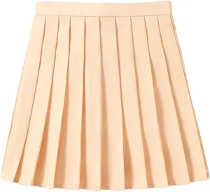 Women's A-Line High Waist Skirt Summer Pleated Mini Skirts for Women Sports Running Pencil Skirts