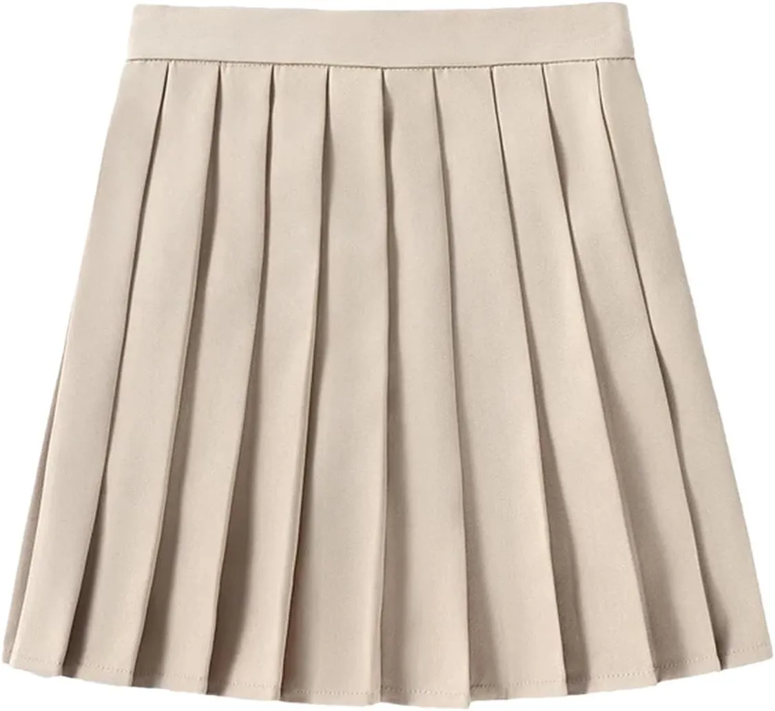 Women's A-Line High Waist Skirt Summer Pleated Mini Skirts for Women Sports Running Pencil Skirts