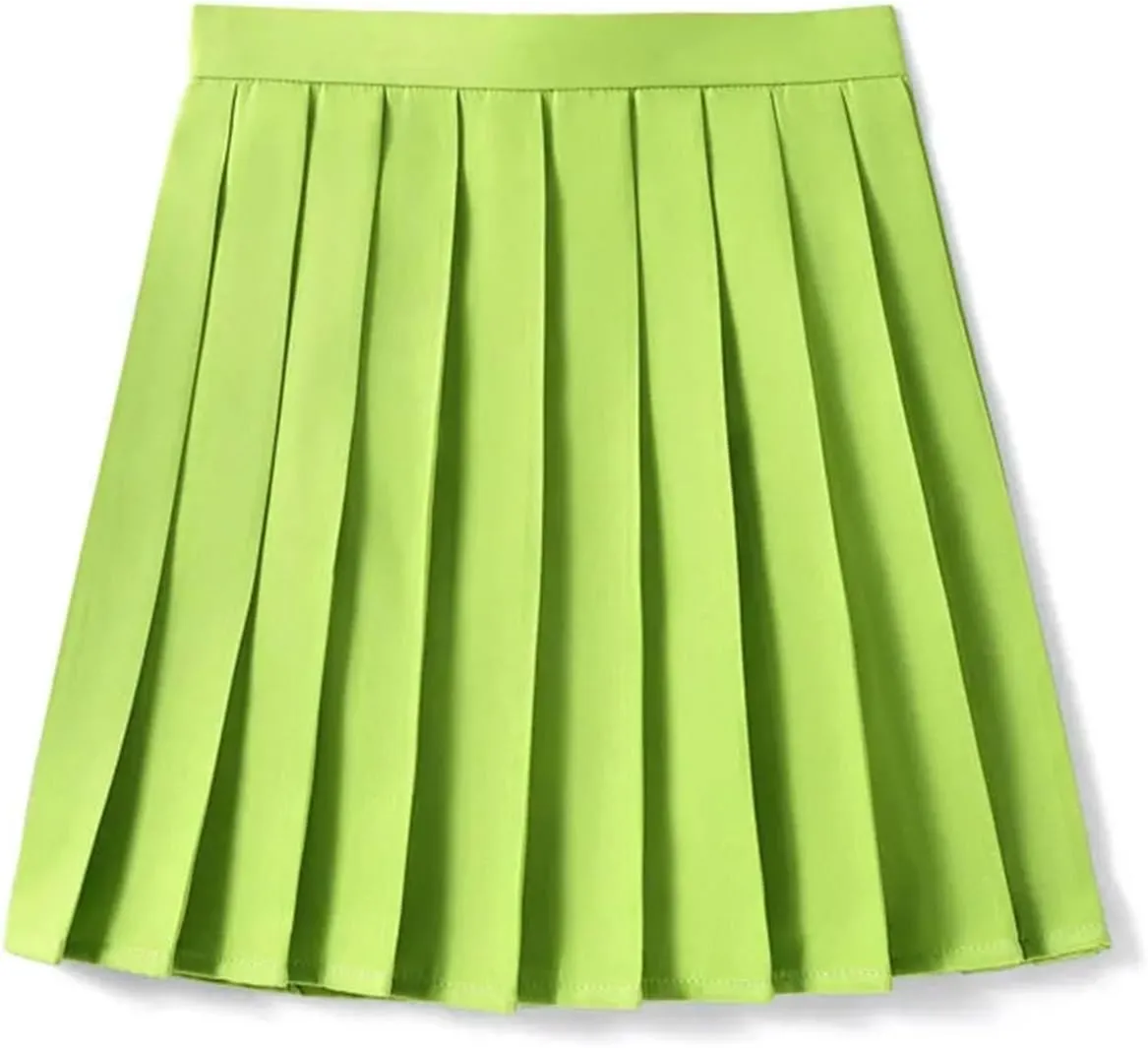 Women's A-Line High Waist Skirt Summer Pleated Mini Skirts for Women Sports Running Pencil Skirts