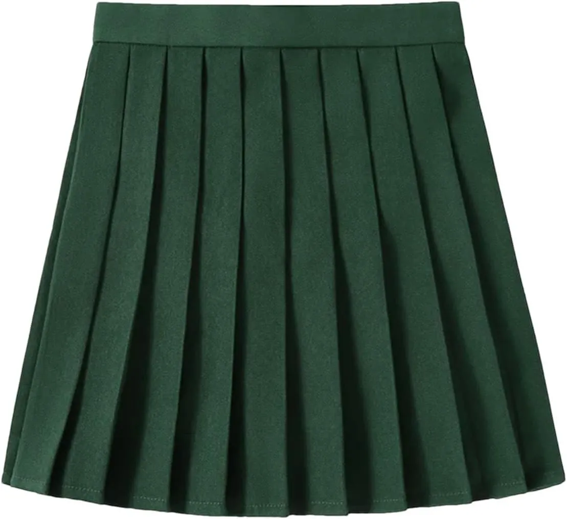 Women's A-Line High Waist Skirt Summer Pleated Mini Skirts for Women Sports Running Pencil Skirts