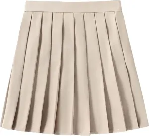 Women's A-Line High Waist Skirt Summer Pleated Mini Skirts for Women Sports Running Pencil Skirts