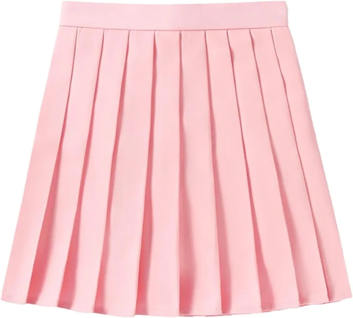 Women's A-Line High Waist Skirt Summer Pleated Mini Skirts for Women Sports Running Pencil Skirts