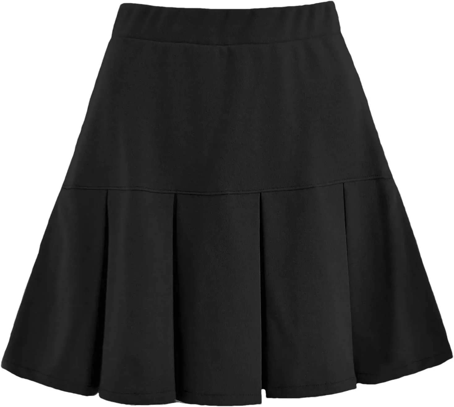 Women's High Waist Pleated Skirt Summer Casual A-Line Skirts Plaid Tennis Mini Skirts