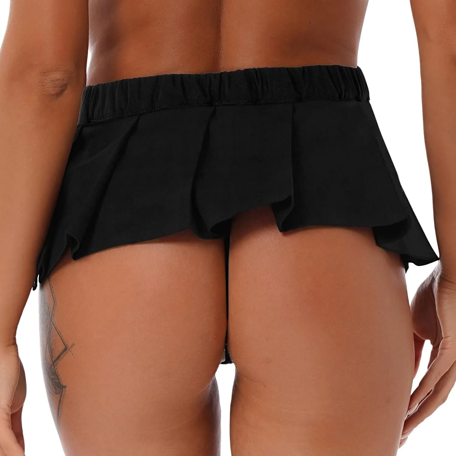 Women's Lingerie Role Play Pleated Costume Mini Skirt Schoolgirl Japanese Anime Outifts