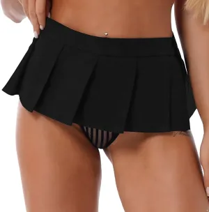 Women's Lingerie Role Play Pleated Costume Mini Skirt Schoolgirl Japanese Anime Outifts