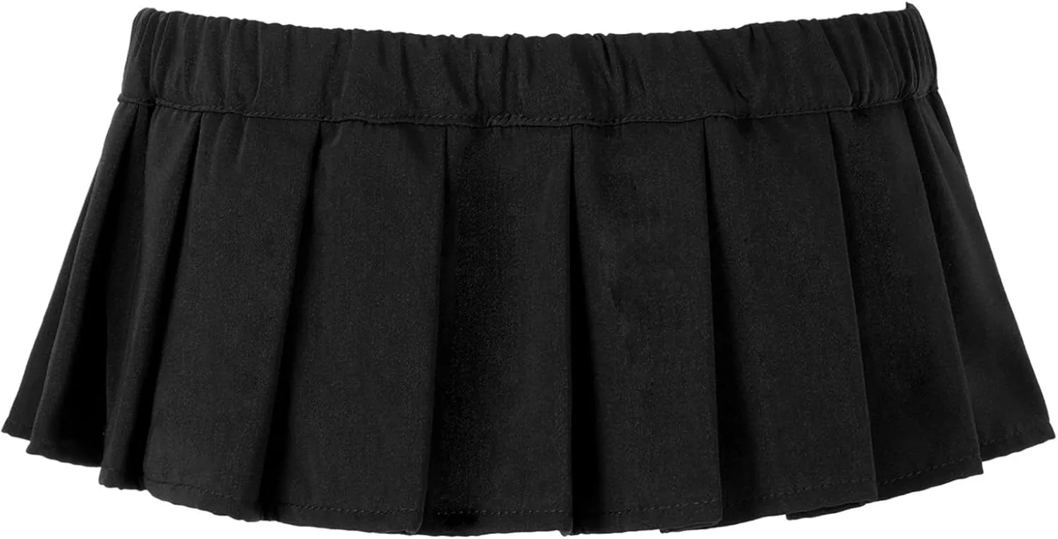 Women's Lingerie Role Play Pleated Costume Mini Skirt Schoolgirl Japanese Anime Outifts