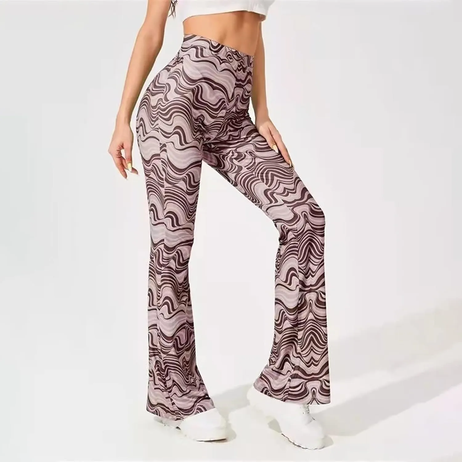 Womens Pants Yoga Casual Pants Flared Pants Fitness Yoga Pants Multi Pack Black Leggings Black Leggings Women Cotton