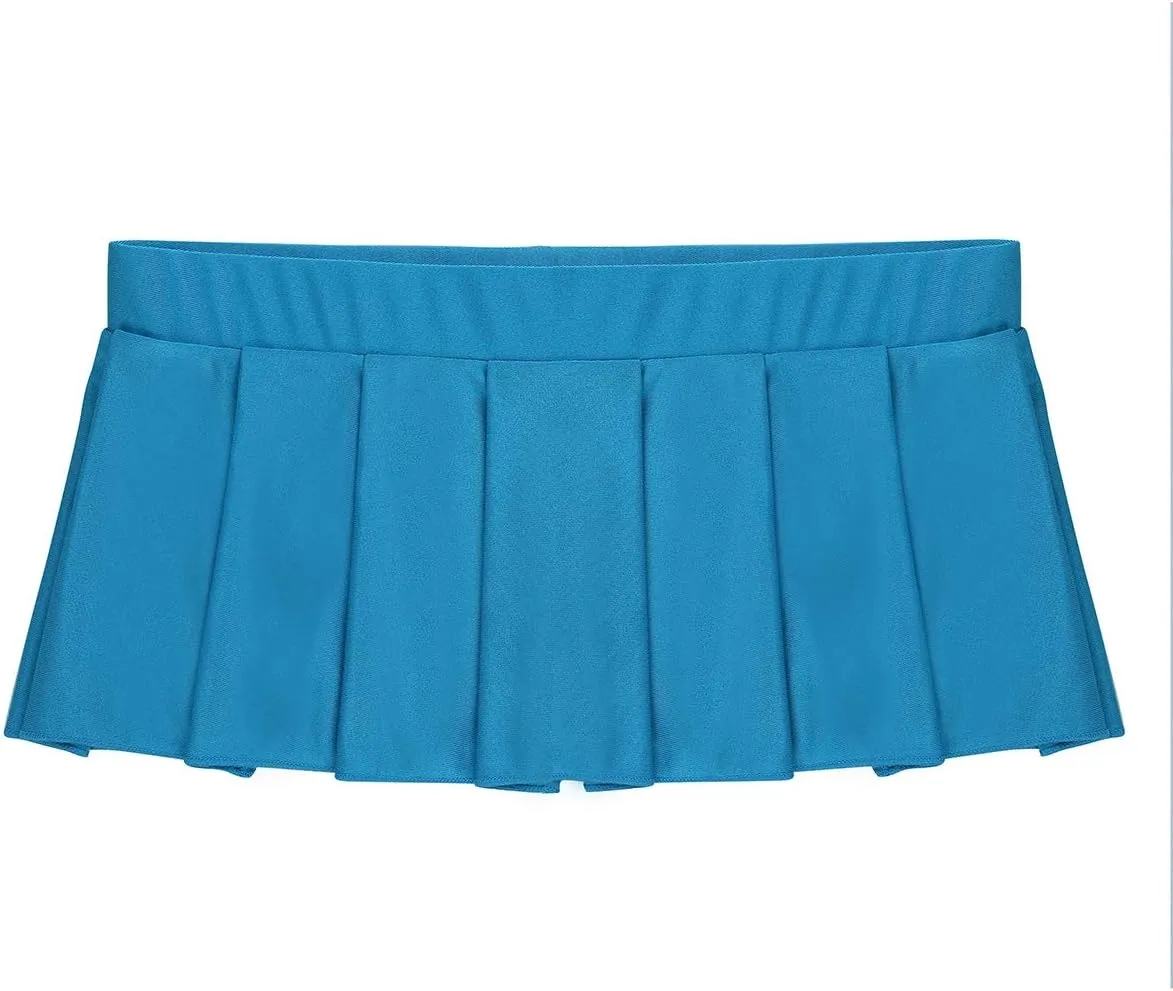 Women's Sexy Schoolgirl Lingerie Mini Skirt School Uniforms Pleated Skirt Cosplay Costumes