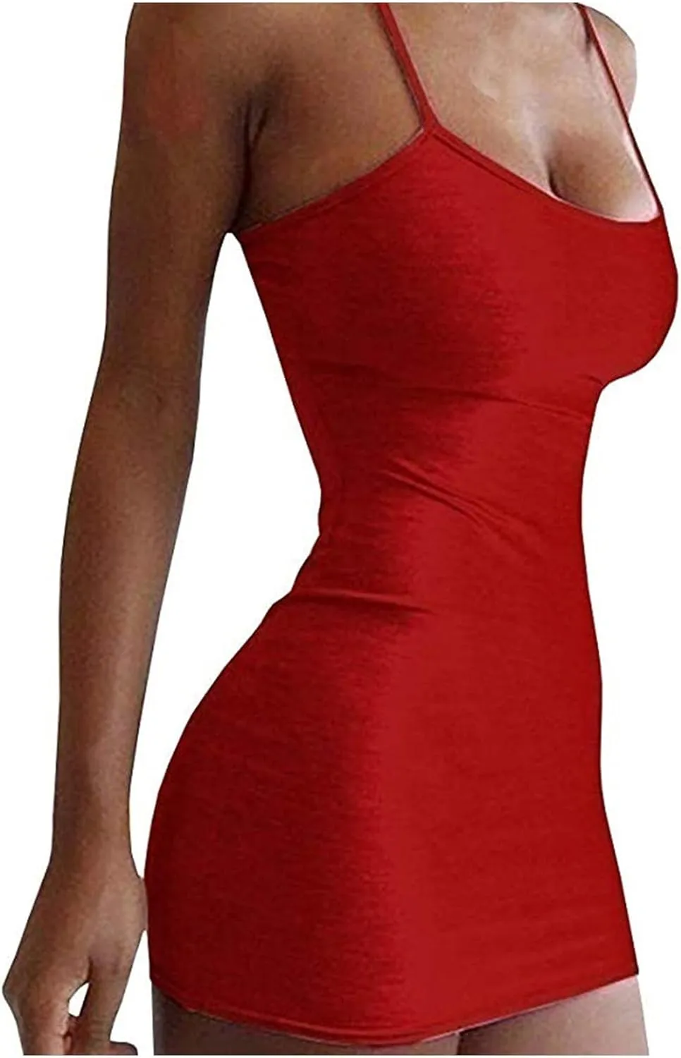 Women's Sexy Tight Sleeveless Mini Dress Sexy Bodycon Dress 2024 Summer Short Tight Dresses Party Club Dress