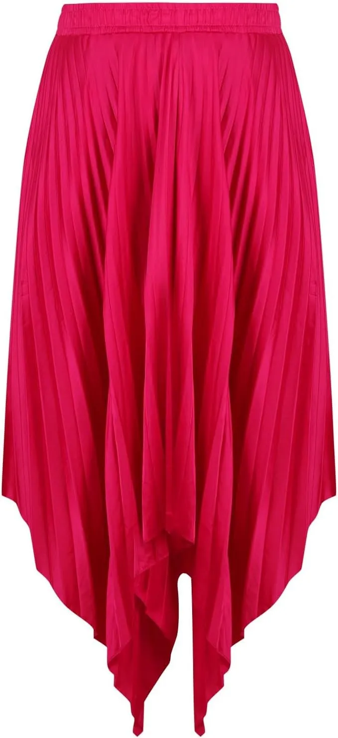 Women's Solid Flared Skirts Lightweight Elastic High Waist Long Midi A Line Skirt Flowy 2025 Fashion Summer Dresses
