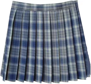 Womens Summer Plaid Pleated Skirt High Waisted A-Line Mini Skirts for Women Casual Sports Skirts