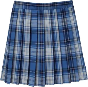 Womens Summer Plaid Pleated Skirt High Waisted A-Line Mini Skirts for Women Casual Sports Skirts