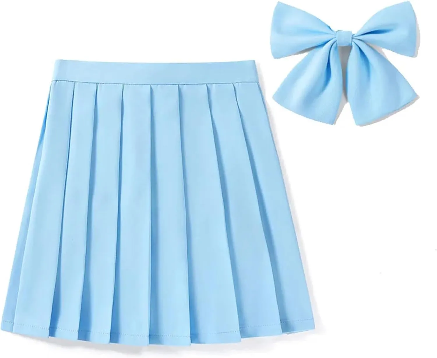Women's Summer Skirts for Women A-Line Pleated Skirt High Waist High Slit Sexy Mini Skirt